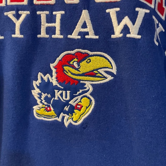 Kansas Jayhawks kids size youth XL Hoodie NWT - Picture 2 of 6